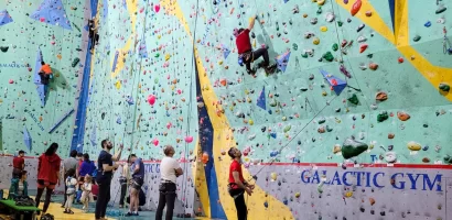 Sala de escalada pentru incepatori